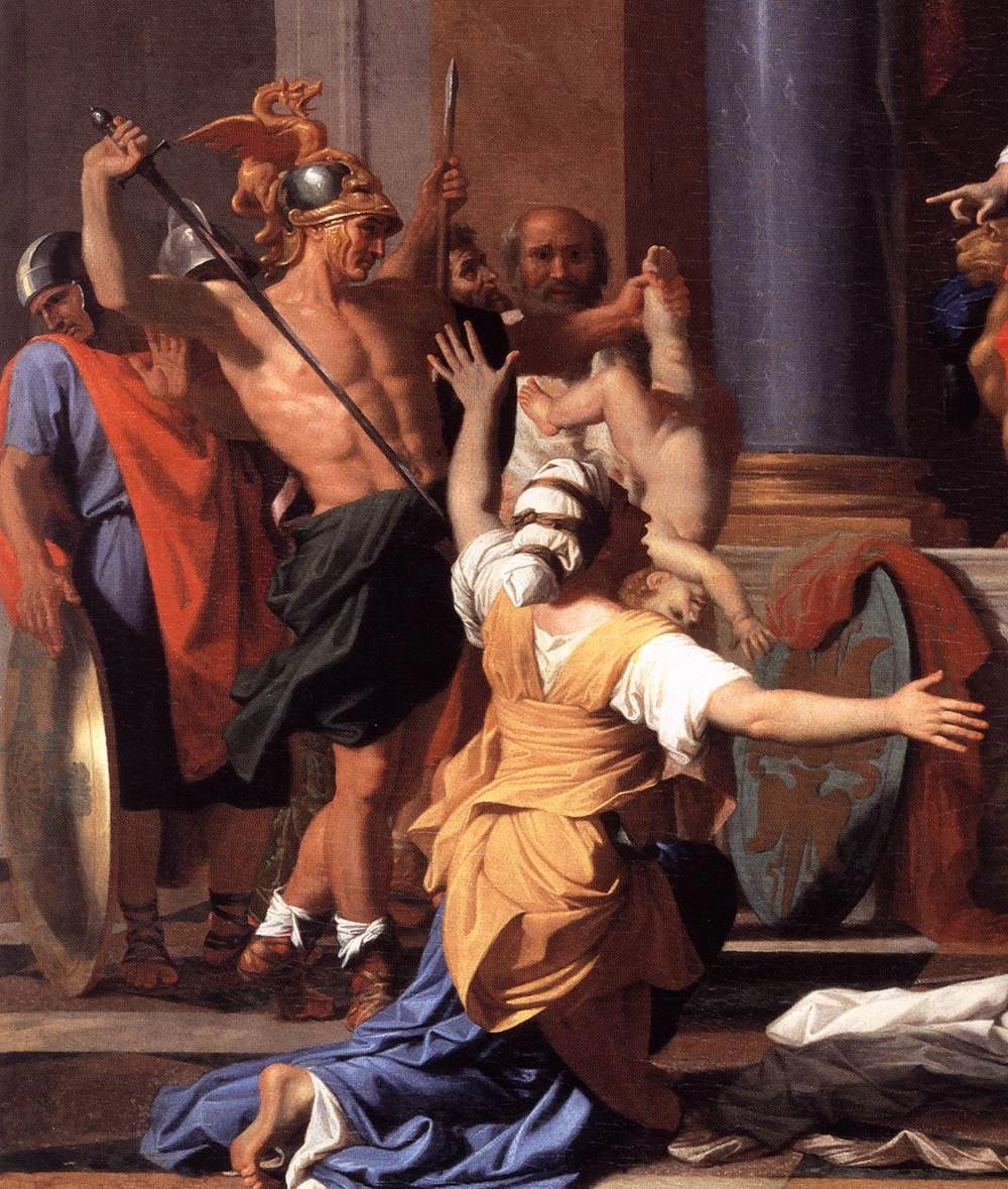 Il giudizio di Salomone - dettaglio, Musée du Louvre, Paris